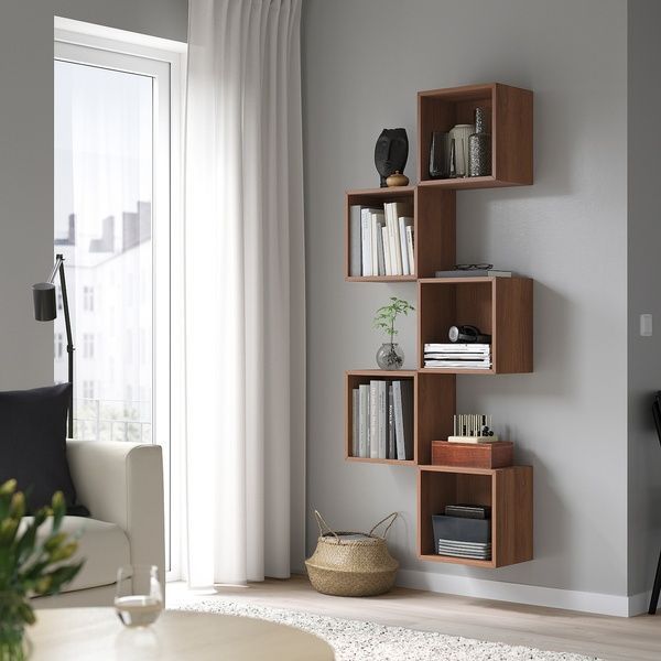 IKEA Комбинация подвесных шкафов, орех EKET, 494.902.95 49490295 фото