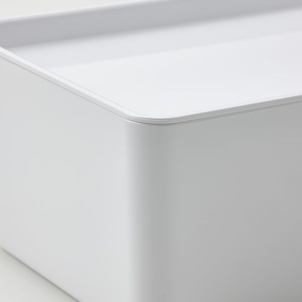 IKEA Контейнер з кришкою, білий KUGGIS, 404.858.54 40485854 фото