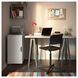 IKEA Шафа на колесах, білий/чорний ALEX, 295.419.41 29541941 фото 3