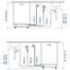 IKEA Встраиваемая посудомоечная машина, ИКЕА 500. R&Aring;GLANDA, 005.680.35 00568035 фото 3