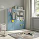 IKEA Книжкова шафа, білий/синій SM&Aring;STAD / PLATSA, 995.482.27 99548227 фото 2