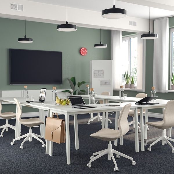 IKEA Конференц-стіл, білий MITTZON, 295.329.89 29532989 фото