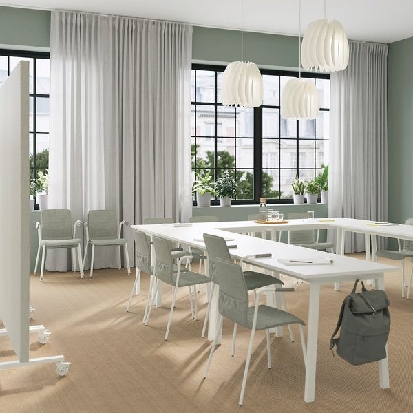 IKEA Конференц-стіл, білий MITTZON, 295.329.89 29532989 фото