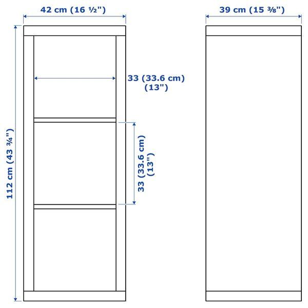 IKEA Книжный шкаф, белый KALLAX, 303.721.88 30372188 фото