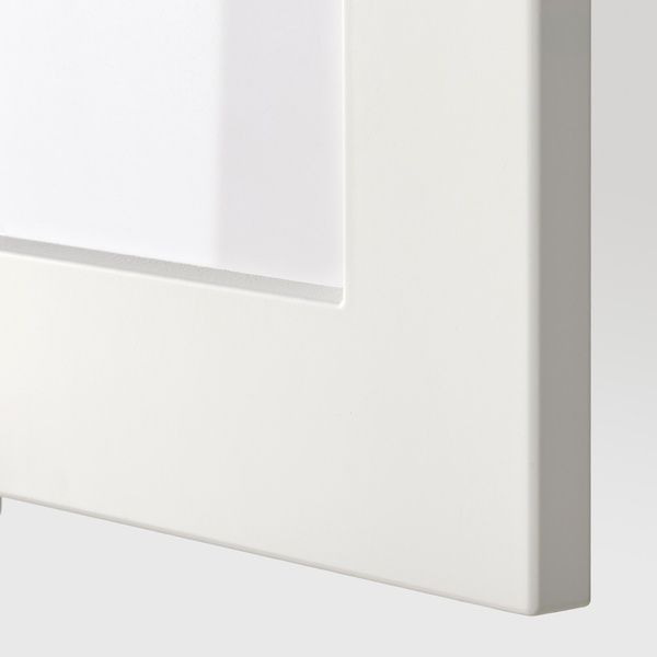 IKEA Двері скляні, білі STENSUND, 904.505.88 90450588 фото