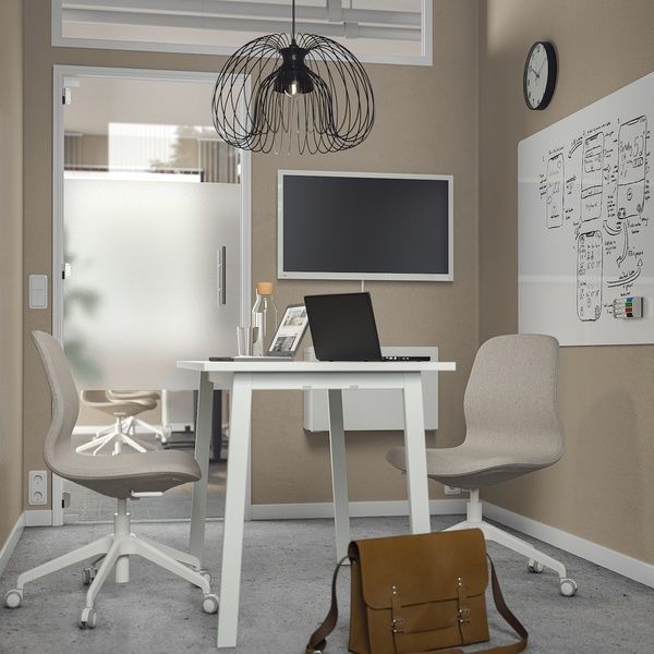 IKEA Конференц-стіл, білий MITTZON, 295.329.89 29532989 фото