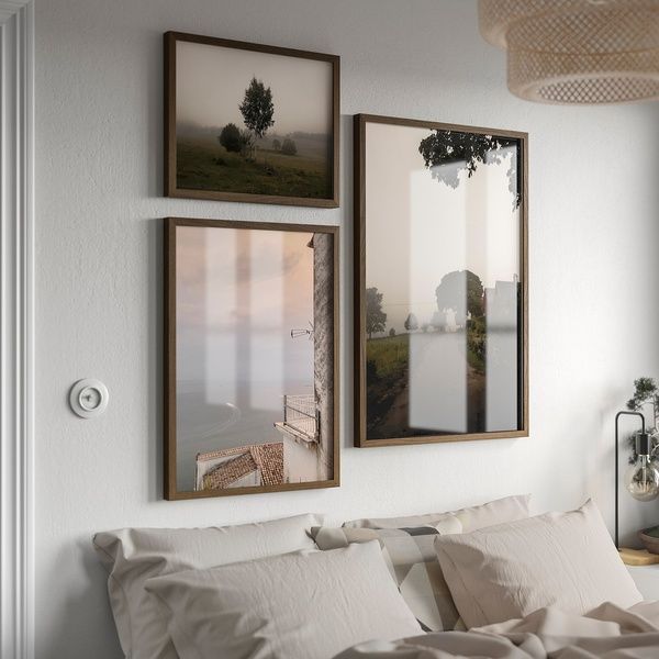 IKEA Каркас, горіх R&Ouml;DALM, 005.489.43 00548943 фото