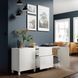 IKEA Комбинация с ящиками, белый/Сельсвикен/Стуббарп глянцевый/белый BEST&Aring;, 394.127.07 39412707 фото 1
