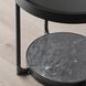 IKEA Стіл, імітація антрацитового мармуру/чорне скло FR&Ouml;TORP, 104.922.76 10492276 фото 6