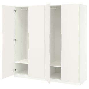 IKEA Гардероб комбінований, білий/кремовий PAX / TONSTAD, 895.490.86 89549086 фото