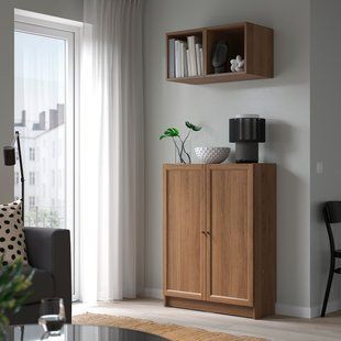 IKEA Комбинация с дверями, коричневый орех BILLY / EKET, 095.060.76 09506076 фото