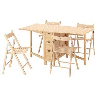 IKEA Стіл та 4 стільці, береза/бук NORDEN / FR&Ouml;SVI, 295.688.98 29568898 фото