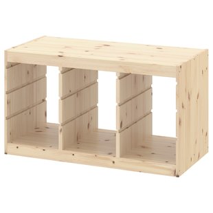 IKEA Каркас TROFAST (ИКЕА ТРОФАСТ), Каркас, светлая беленая сосна, 93x52 см, 203.086.97 20308697 фото