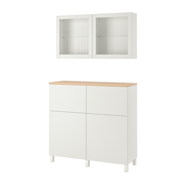 IKEA BESTA (ІKEA БЕСТО), Комбінація полиці з дверцятами/скриньками, 394.406.54 39440654 фото