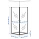 IKEA OPPEJEN / FOTINGEN (ИКЕА OPPEJEN/FOTINGEN), 2-дверная душевая кабина/душевой поддон, 90x90x205 см, 593.262.52 59326252 фото 1