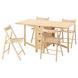IKEA Стіл та 4 стільці, береза/бук NORDEN / FR&Ouml;SVI, 295.688.98 29568898 фото 1