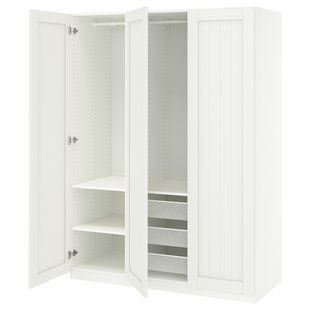 IKEA Гардероб комбінований, білий/білий PAX / GULLABERG, 995.615.58 99561558 фото