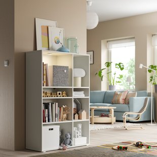 IKEA VIHALS (ИКЕА ВИХАЛЫ), Книжный шкаф 6 полок, белый, 95x37x140 см, 804.832.83 80483283 фото