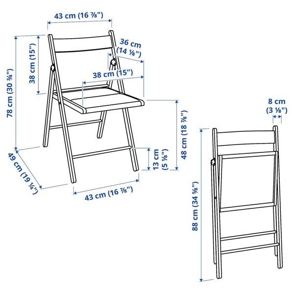IKEA Стіл та 4 стільці білий/Кніса світло-сірий NORDEN / FR&Ouml;SVI, 895.688.19 89568819 фото