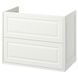 IKEA Шкаф под умывальник с ящиками, белый T&Auml;NNFORSEN, 605.351.17 60535117 фото 1