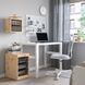 IKEA Стелаж з контейнерами, світло-біла/темно-сіра морилка сосни TROFAST, 195.331.97 19533197 фото 1