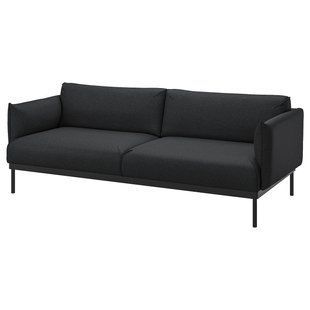 IKEA 3-х місний диван Gunnared чорний/сірий &Auml;PPLARYD, 705.750.75 70575075 фото