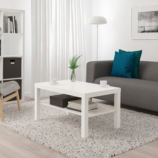 IKEA Стіл журнальний, білий LACK, 904.499.05 90449905 фото