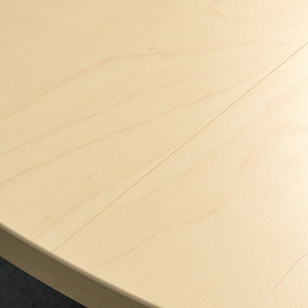 IKEA Стол для переговоров, круглый береза/черный шпон MITTZON, 395.304.28 39530428 фото