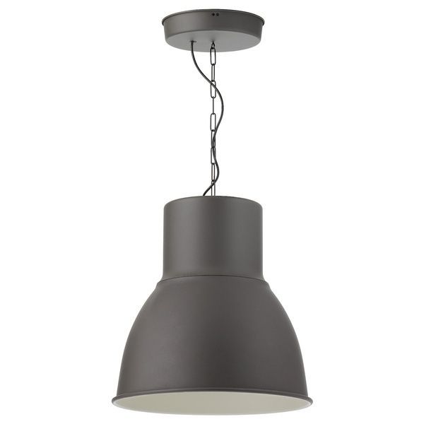 IKEA Світильник підвісний темно-сірий HEKTAR, 602.152.05 60215205 фото