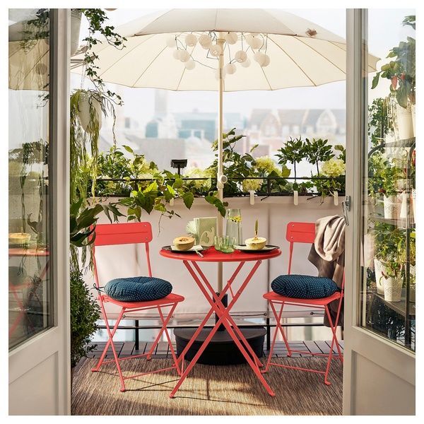 IKEA Стул садовый, оранжевый SUNDS&Ouml;, 705.289.46 70528946 фото