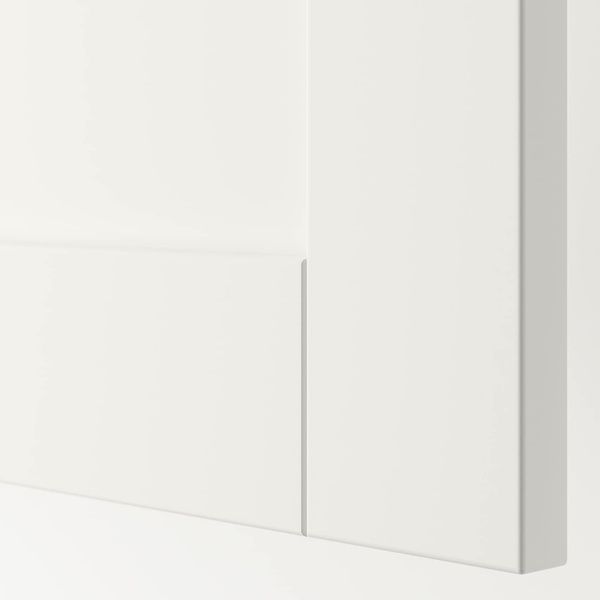 IKEA Дверь с петлями, белая SANNIDAL, 992.430.28 99243028 фото