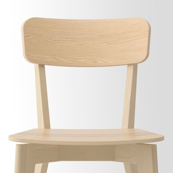 IKEA Стіл та 4 стільці, шпон світлий бук/ясен SKANSN&Auml;S / LISABO, 895.615.25 89561525 фото