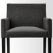 IKEA Стол + 4 стула с подлокотниками, дубовый шпон коричневой морилки/Гуннаред черный темно-серый M&Ouml;RBYL&Aring;NGA / M&Aring;REN&Auml;S, 895.201.01 89520101 фото 6
