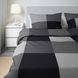 IKEA Пододеяльник и 2 наволочки, черный BRUNKRISSLA, 805.645.66 80564566 фото 1