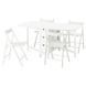 IKEA Стіл та 4 стільці, білий/білий NORDEN / FR&Ouml;SVI, 495.688.16 49568816 фото 1