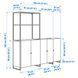 IKEA JOSTEIN (ИКЕА ЖОСТЕЙН), Стеллаж с дверцами, вход/выход/белый, 182x44x180 см, 694.372.97 69437297 фото 2