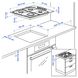 IKEA LAGAN (ИКЕА ЛАГАНЬ), Газовая плита, нержавеющая сталь, 59 см, 605.232.04 60523204 фото 5