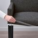 IKEA Стол + 4 стула с подлокотниками, дубовый шпон коричневой морилки/Гуннаред черный темно-серый M&Ouml;RBYL&Aring;NGA / M&Aring;REN&Auml;S, 895.201.01 89520101 фото 5