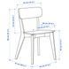 IKEA Стіл та 4 стільці, шпон світлий бук/ясен SKANSN&Auml;S / LISABO, 895.615.25 89561525 фото 4