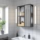 IKEA Зеркальный шкаф, антрацит ENHET, 593.365.19 59336519 фото 1