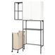 IKEA Книжкова шафа, антрацит/білий ENHET, 294.772.66 29477266 фото 1