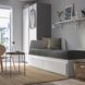 IKEA Кушетка с 2 ящиками, 2 матрасами, белый/фирма &Aring;fj&auml;ll FLEKKE, 895.214.50 89521450 фото 1
