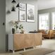 IKEA Комбинация с ящиками, белый/Хедевикен/Дубовый шпон Стуббарп BEST&Aring;, 394.402.58 39440258 фото 3