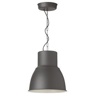 IKEA Світильник підвісний темно-сірий HEKTAR, 402.961.08 40296108 фото