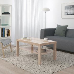 IKEA Журнальний столик LACK (ІKEA ЛАКК), Журнальний столик, білий дуб, 503.190.29 50319029 фото