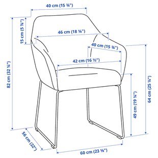 IKEA LISABO / TOSSBERG (ИКЕА ЛИСАБО/ТОССБЕРГ), Стол и 4 стула, черный/металл черный/серый, 140x78 см, 792.881.26 79288126 фото