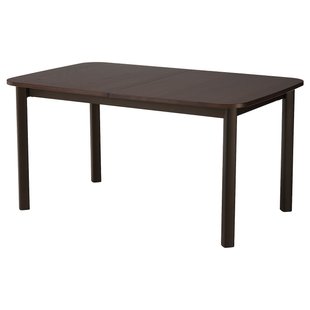 IKEA STRANDTORP (ІKEA СТРАНДТОРП), Розкладний столик, коричневий, 150/205/260x95 см, 803.885.87 80388587 фото