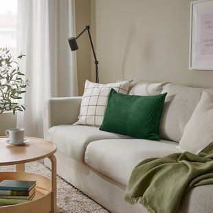 IKEA Наволочка темно-зелена &Aring;SVEIG, 205.724.23 20572423 фото