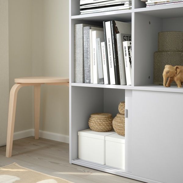 IKEA Открытая полка, светло-серый SPIKSMED, 905.655.13 90565513 фото