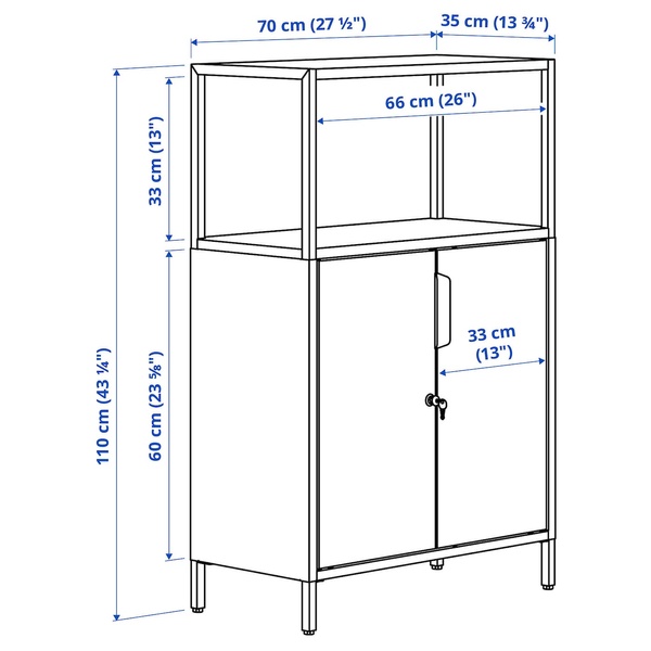 IKEA TROTTEN (ИКЕА ТРОТТЕН), Шкаф/дверь, антрацит, 70x110 см, 604.748.35 60474835 фото